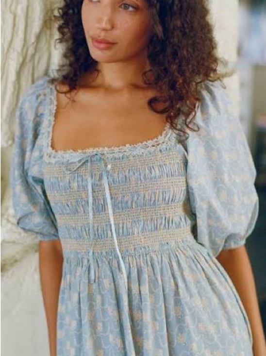 Christy Dawn Dresses & Skirts - Ricarda dress in Celeste bouquet NWOT